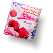 Йогурт питний термостатний фруктово-ягідний (Малина) 2,5%