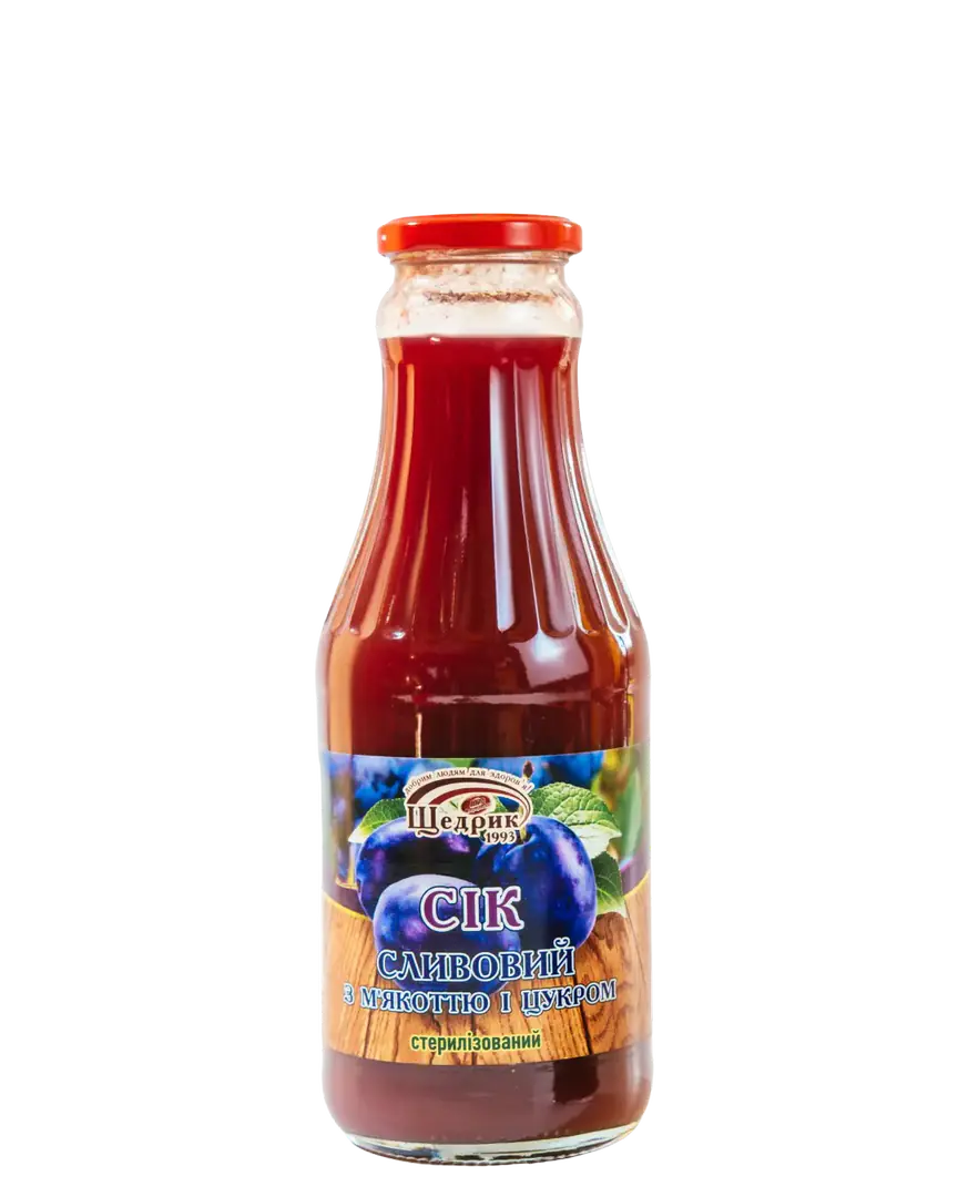 Сік сливовий 1 л - 1