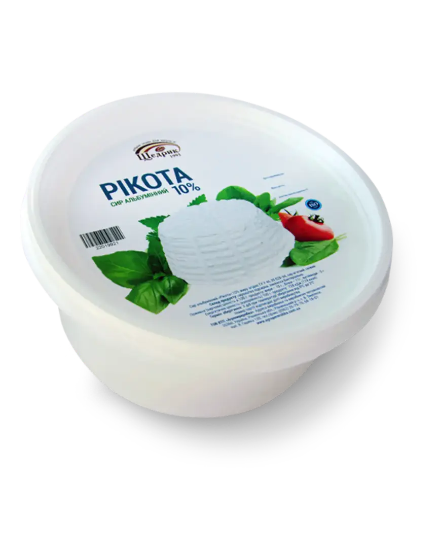Сир Рікота 10%, кг - 1