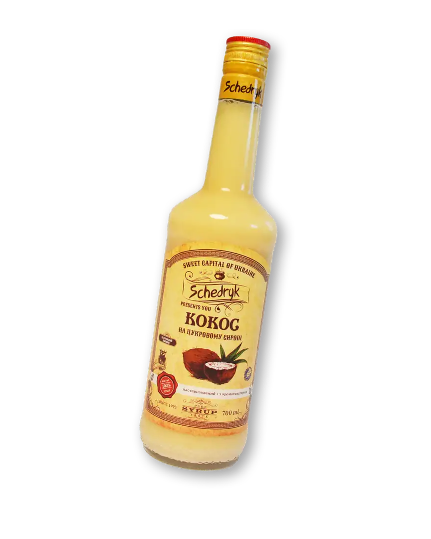 Сироп коктейльний «Кокос» - 1