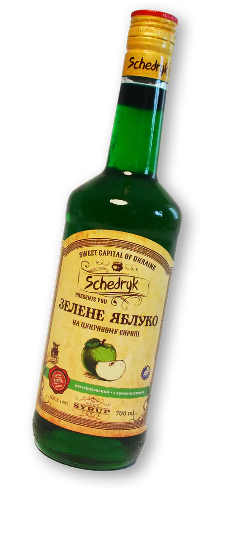 Сироп фруктовий «Зелене яблуко» - 1