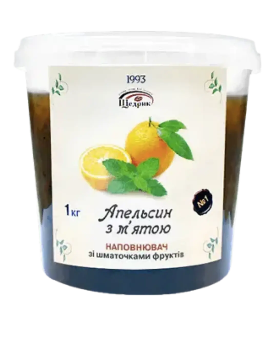 Наповнювач зі шматочками фруктів «Апельсин з м'ятою» 1000 г - 1