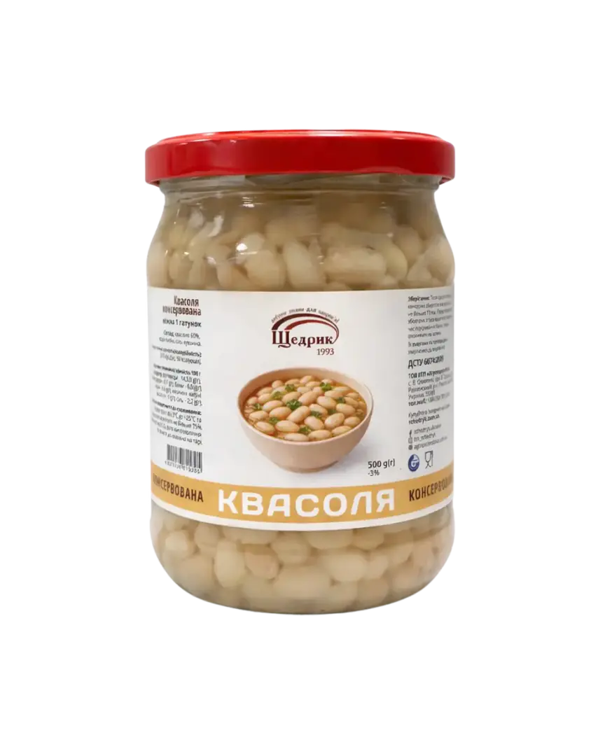 Квасоля консервована  Ніжна, 1 ґатунок - 1