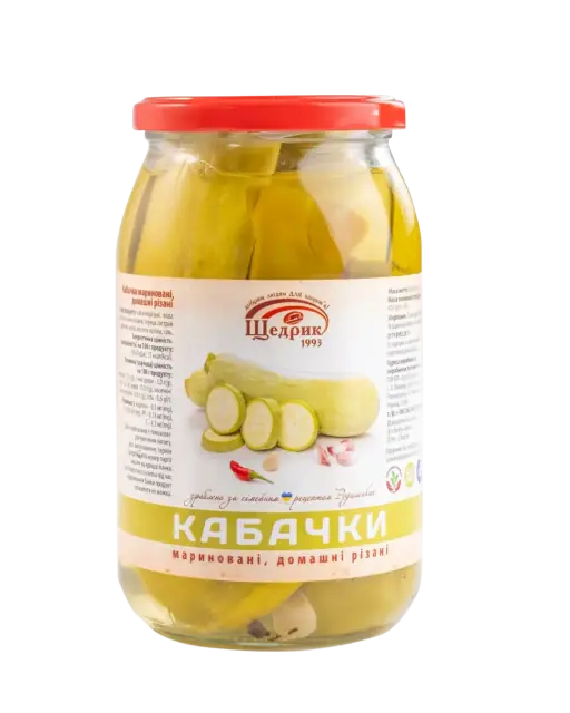 Кабачки мариновані 830г - 1