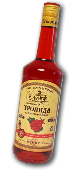 Сироп коктейльний «Троянда» - 1