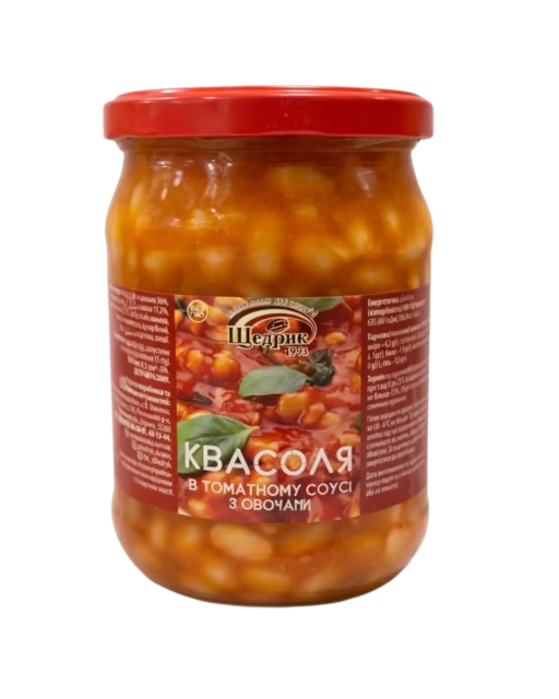 Квасоля в томатному соусі з овочами - 1