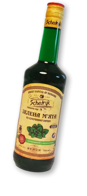 Сироп коктейльний «Зелена м`ята» - 1