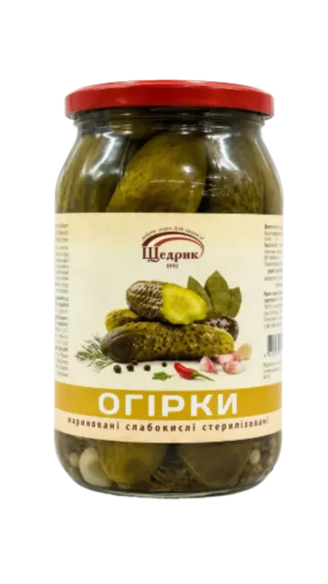 Огірки мариновані 830 гр - 1