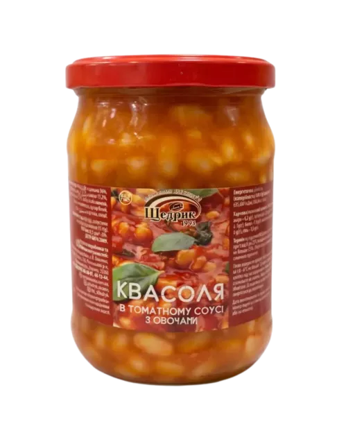 Квасоля в томатному соусі з овочами - 1